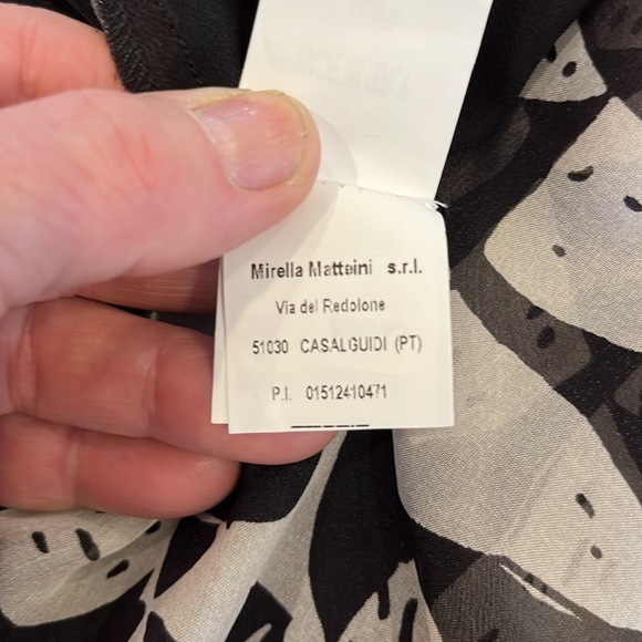 NWT Ecla 100% silk dress made in Italy. Drop shoulder sleeveless - Picture 11 of 14